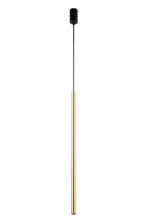 Lampa wisząca rurka SOPEL LUX 1 długi czarno-złoty 40747