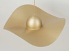 Lampa wisząca kapelusz złota Sigma Lighting KAPELLO M FI55 32348