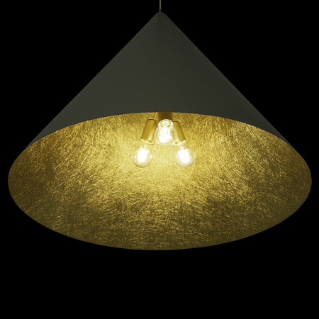 Lampa wisząca Vesuvio czarny/miedziany M 3xE27 41043