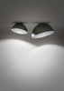 Plafon kopuła biało-złoty Sigma Lighting SFERA 50 32465