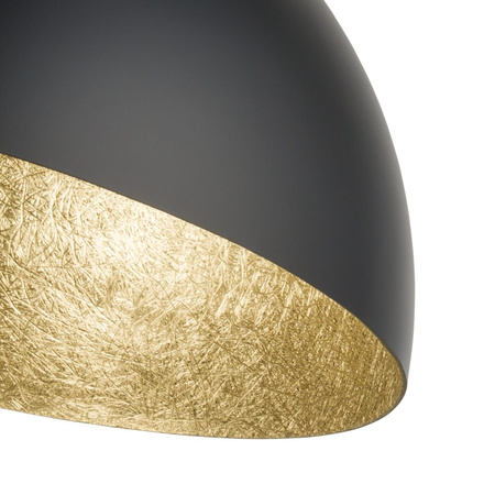 Plafon kopuła czarno-złoty Sigma Lighting SFERA 50 32473