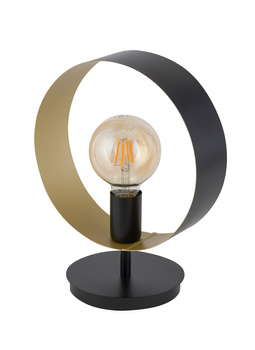Lampka nocna koło czarno-złota Sigma Lighting HAPPY  50278