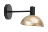 Kinkiet nowoczesny czarno-złoty Sigma Lighting ARTIS 40570