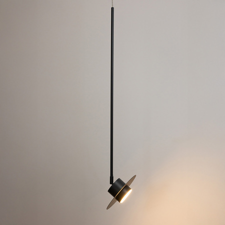 CHARLIE M grafit dł. max 200 cm ruchomy klosz 41308