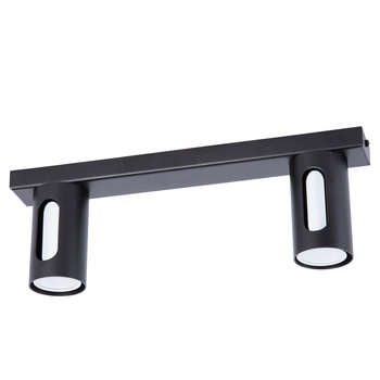 FLOW 2 plafon czarny/srebrny 41209	