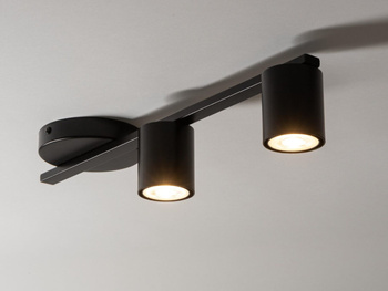 Plafon spot podwójny czarny Sigma Lighting SKY 2 33430