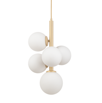 Lampa wisząca kule Sigma Lighting - PERLA 5 złoty beż 33607