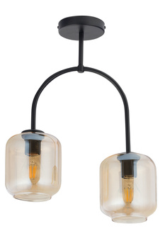 Lampa sufitowa szklana bursztynowa Sigma Lighting SHINE 2 32242