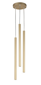 Lampa wisząca sople złota Sigma Lighting SOPEL 3 koło 33624