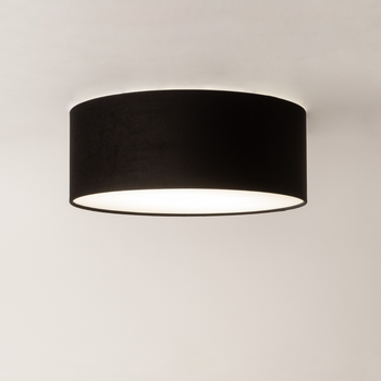 Plafon okrągły welurowy czarny Sigma Lighting SOFT M 40648