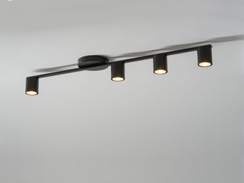 Plafon spot czarny Sigma Lighting SKY 4 33436