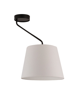 Lampa sufitowa abażur czarno-biała Sigma Lighting LIZBONA 1 32120