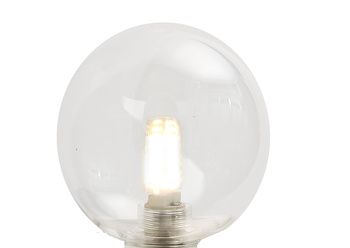 Klosz kulka TRANSPARENT 10cm (xs) szklany G9 nakręcany