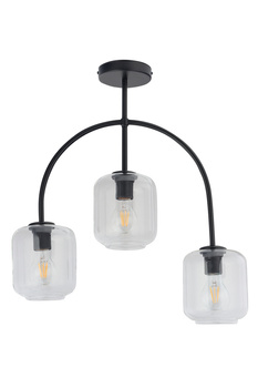 Lampa sufitowa szklana transparentna Sigma Lighting SHINE 3 32245