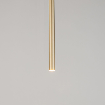 Lampa wisząca tuba rurka złota Sigma Lighting SOPEL 1 Prosty 33151