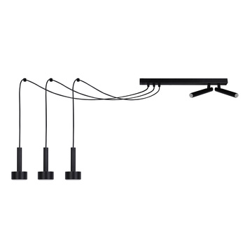 STAMP SPIDER 3 zwis + 2 czarny 41256	