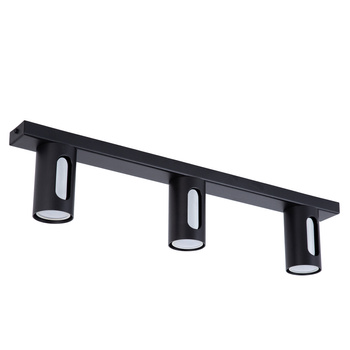 FLOW 3 plafon czarny/srebrny 41210	