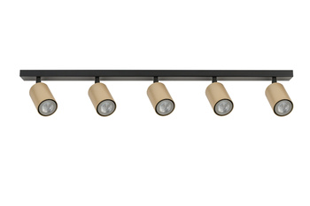 Reflektory sufitowe czarno-złote Sigma Lighting ZOOM 5 33323