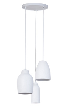 NORA 3 lampa wisząca ceramiczna biały 41380