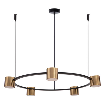 KODO 5 zwis czarny złoty szczotkowany  41329	