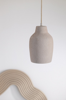 NORA A lampa wisząca ceramiczna beż 41369