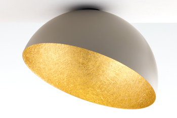 Plafon kopuła taupe_złoty Sigma Lighting SFERA 50 41519