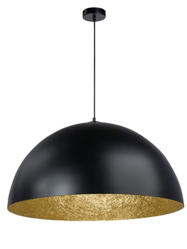 Lampa wisząca duża 90cm czarno-złota Sigma Lighting SFERA 90 30125
