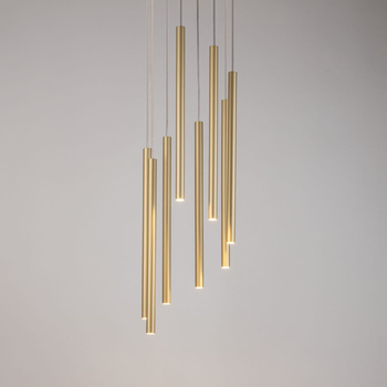 Lampa wisząca sople złota Sigma Lighting SOPEL 8 koło 33630