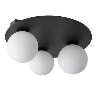 Plafon kule czarny Sigma Lighting ARGON 3 koło 33270